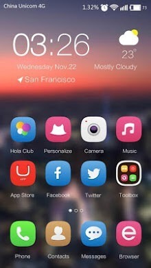Urban Sunset Hola Launcher Android Theme Image 1