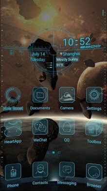 Spaceship Hola Launcher Android Theme Image 1