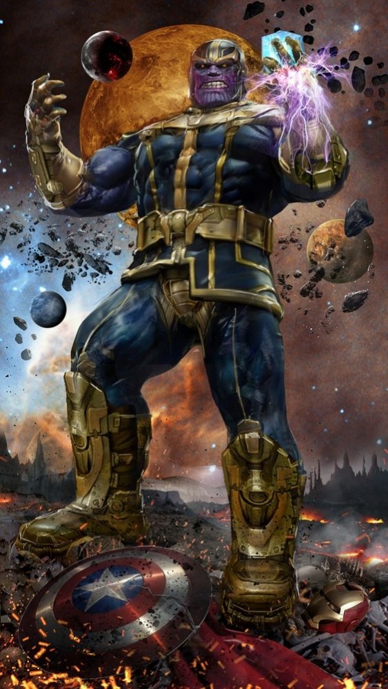 Thanos Mobile Phone Wallpaper Image 1