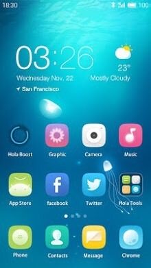 Chromatic Hola Launcher Android Theme Image 1
