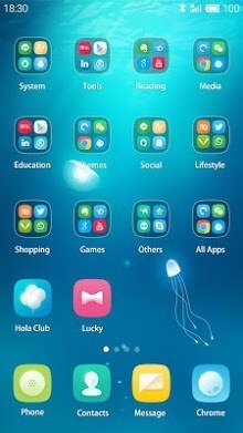 Chromatic Hola Launcher Android Theme Image 2