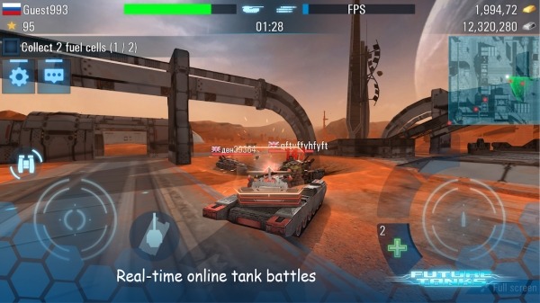 Future Tanks: Action Army Tank Games Android Game Image 3