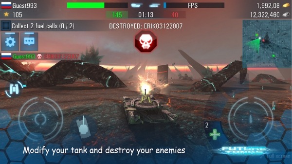 Future Tanks: Action Army Tank Games Android Game Image 4
