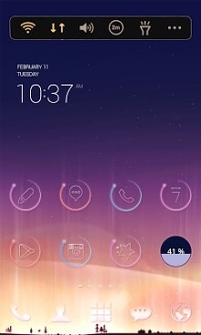Aurora Dodol Launcher Android Theme Image 1
