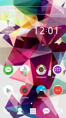 Minimal Flat Dodol Launcher Android Theme Image 1