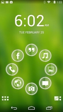 Glass Smart Launcher Android Theme Image 1