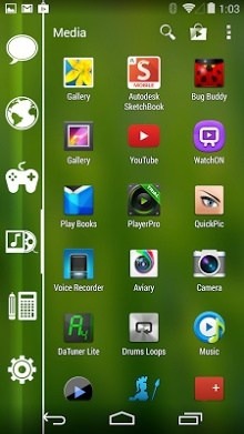Glass Smart Launcher Android Theme Image 2