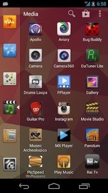 Ubuntu Smart Launcher Android Theme Image 2