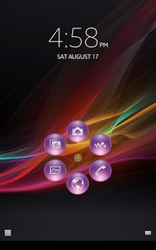 Xperia Smart Launcher Android Theme Image 1