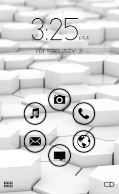 Absence Of Light Smart Launcher Android Theme Image 1