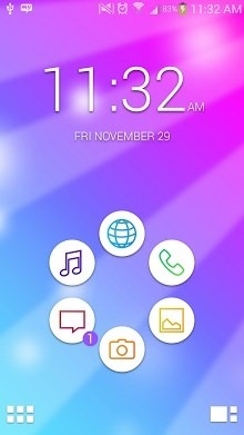 Colorful Smart Launcher Android Theme Image 1