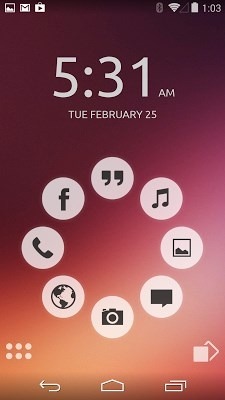 Unity Smart Launcher Android Theme Image 1