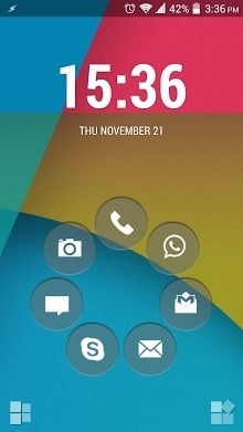Flat Smart Launcher Android Theme Image 1