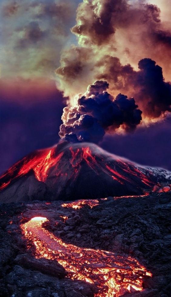 Volcano Mobile Phone Wallpaper Image 1