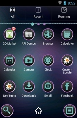 Geometric Abstraction Go Launcher Android Theme Image 2