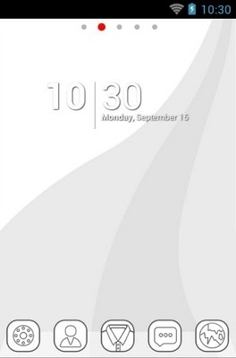 Zline Go Launcher Android Theme Image 1