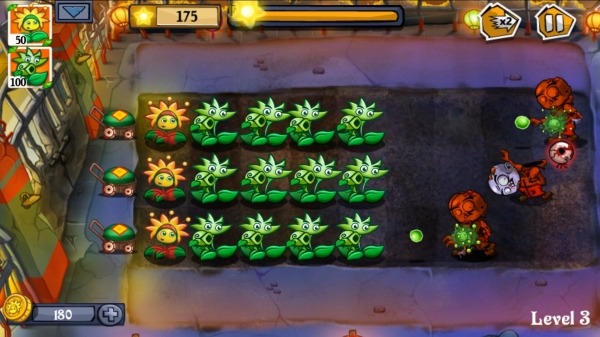 Flower Zombie War Android Game Image 4