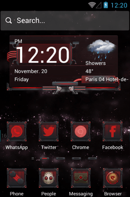 Monster Machine Hola Launcher Android Theme Image 1