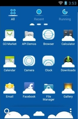 Cloud Go Launcher Android Theme Image 2