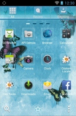 Butterfly Go Launcher Android Theme Image 2