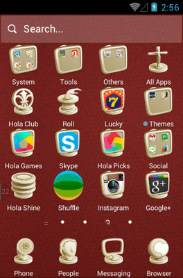 Clay Sculptures Hola Launcher Android Theme Image 2