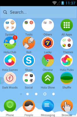 Picnic Hola Launcher Android Theme Image 2