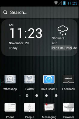 Before Color Hola Launcher Android Theme Image 1