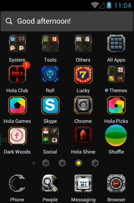 Tech War Hola Launcher Android Theme Image 2