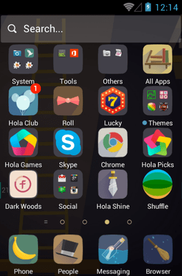 The Attic Loft Hola Launcher Android Theme Image 2