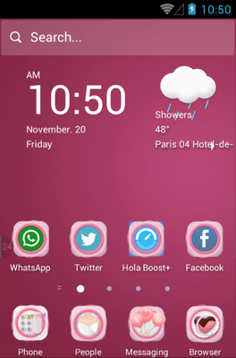 Our Anniversary Hola Launcher Android Theme Image 1
