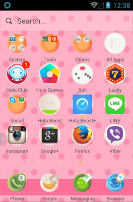 Part &amp; Contact Hola Launcher Android Theme Image 2