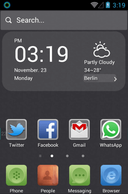 Perfect Squares Hola Launcher Android Theme Image 1