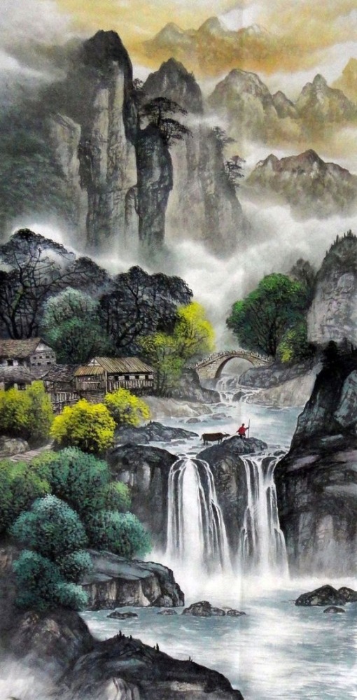 Waterfall Mobile Phone Wallpaper Image 1