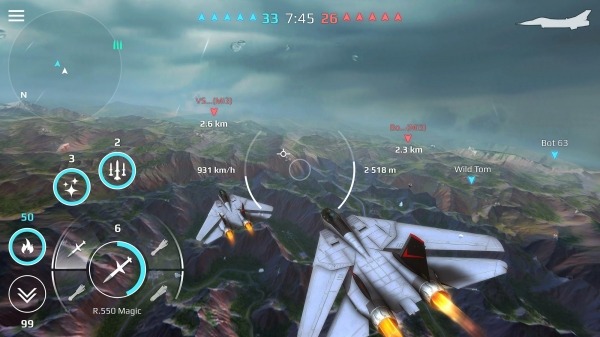 Sky Combat: War Planes Online Simulator PVP Android Game Image 5