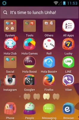 One Step Sway Hola Launcher Android Theme Image 2