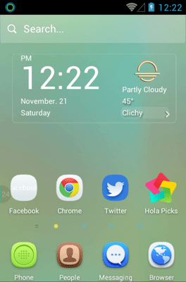 Light Breeze Hola Launcher Android Theme Image 1