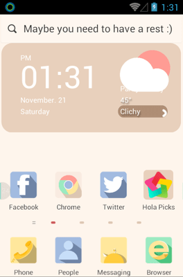 Miss Dead Good Hola Launcher Android Theme Image 1