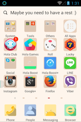 Miss Dead Good Hola Launcher Android Theme Image 2
