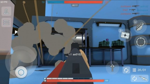 Mental Gun 3D: Pixel FPS Shooter Android Game Image 3