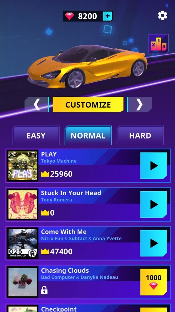 Racing Rhythm Android Game Image 1