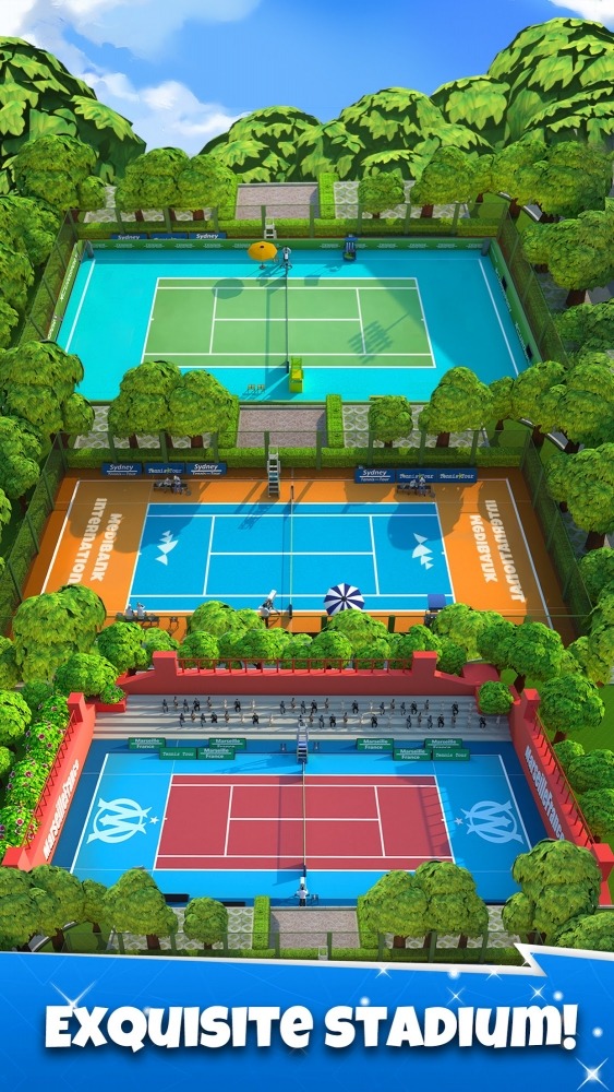 Tennis GO : World Tour 3D Android Game Image 2