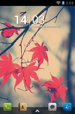 Autumn Go Launcher Android Theme Image 1