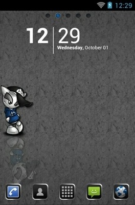 Mr Lonely Go Launcher Android Theme Image 1