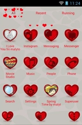 Tree Of Hearts Go Launcher Android Theme Image 2