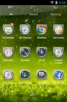 Ager Go Launcher Android Theme Image 2
