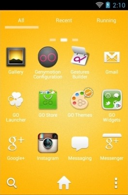 Angry Birds Yellow Go Launcher Android Theme Image 2