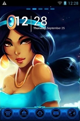 Jasmine Go Launcher Android Theme Image 1