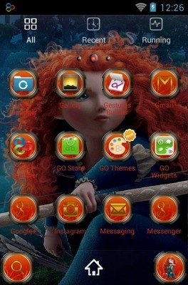 Merida Go Launcher Android Theme Image 2