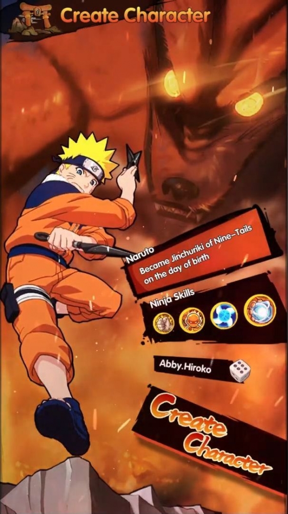 Hokage Ultimate Storm Android Game Image 1