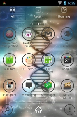 DNA Go Launcher Android Theme Image 2